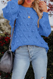 Casual Sweet Solid Solid Color O Neck Tops
