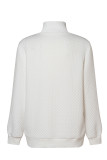 Fashion Casual Solid Patchwork Turtleneck Tops