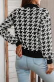 Fashion Casual Print Patchwork O Neck Tops