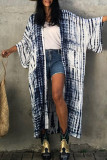 Fashion Vacation Print Frenulum Swimwears Cover Up