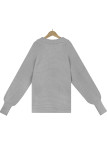 Elegant Solid Solid Color Turndown Collar Tops