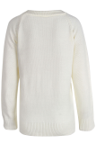 Casual Embroidery Patchwork O Neck Tops
