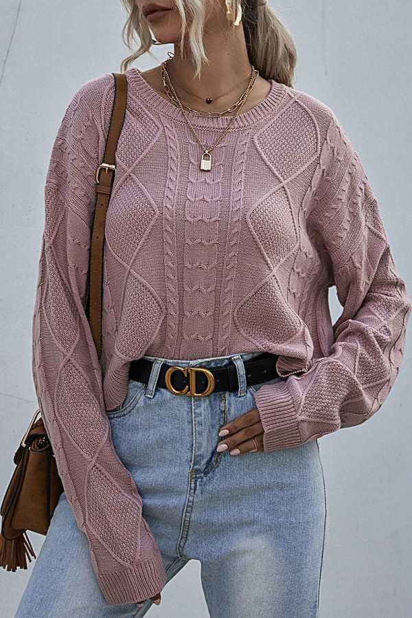 Fashion Casual Solid Patchwork O Neck Tops