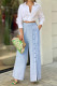 Street Solid Solid Color Turndown Collar Long Sleeve Two Pieces