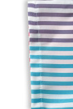 Elegant Print Printing Turndown Collar A Line Dresses
