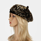 Sweet Patchwork Sequins Hat