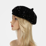 Sweet Patchwork Sequins Hat