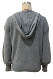 Casual Solid Solid Color Hooded Collar Tops