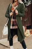 Casual Solid Asymmetrical O Neck Tops