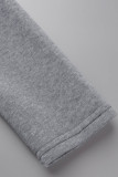Casual Solid Patchwork Pocket Turtleneck Tops