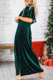 Sexy Elegant Solid Solid Color O Neck Evening Dress Dresses