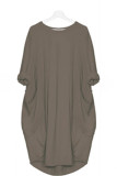 Casual Solid Solid Color O Neck Long Sleeve Dresses