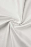 Elegant Solid Fold Asymmetrical Off the Shoulder Half Sleeve Two Pieces