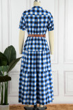 Sweet Elegant Plaid Dresses