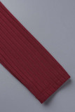 Sweet Elegant Solid Draw String Solid Color Square Collar A Line Dresses