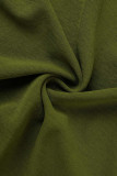 Elegant Solid Patchwork V Neck A Line Dresses