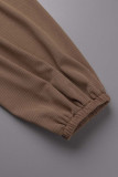Sexy Solid Draw String Fold Stringy Selvedge Square Collar Tops