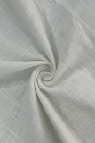 Casual Solid Pocket Turndown Collar Tops