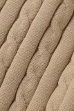 Sweet Elegant Solid Solid Color O Neck Long Sleeve Two Pieces