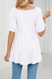 Casual Solid Solid Color V Neck T-Shirts