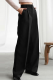 Work Street Solid Patchwork Pocket Loose High Waist Wide Leg Solid Color Bottoms