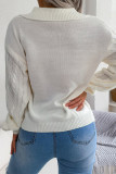 Casual Simplicity Solid Solid Color Turndown Collar Tops