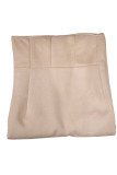 Elegant Solid Solid Color Square Collar One Step Skirt Dresses