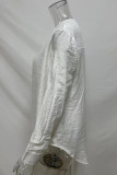 Casual Simplicity Solid Solid Color V Neck Tops