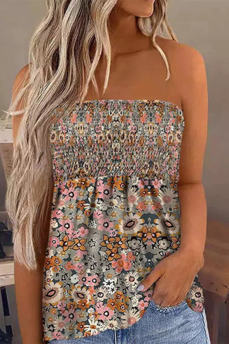 Sexy Elegant Print Printing Off the Shoulder T-Shirts