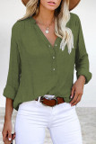 Casual Simplicity Solid Solid Color V Neck Tops