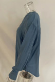 Casual Simplicity Solid Solid Color V Neck Tops