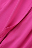 Elegant Solid Backless Solid Color Halter Wrapped Skirt Dresses