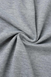 Casual Simplicity Solid Patchwork Zipper Hooded Collar Tops