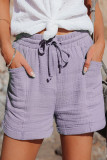Casual Simplicity Solid Make Old Solid Color Loose High Waist Wide Leg Solid Color Bottoms