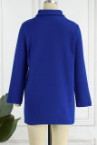 Casual Solid Solid Color Mandarin Collar Outerwear