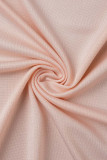 Sweet Elegant Solid Backless Slit Scarf Collar A Line Dresses