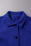 Casual Solid Solid Color Mandarin Collar Outerwear