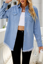 Street Pocket Turndown Collar Outerwear