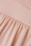 Sweet Elegant Solid Backless Slit Scarf Collar A Line Dresses