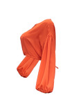 Casual Simplicity Solid Solid Color O Neck Tops