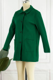 Casual Solid Solid Color Mandarin Collar Outerwear
