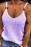 Casual Simplicity Solid Patchwork V Neck Tops