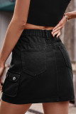 Casual Street Solid Pocket Regular Straight Solid Color Bottoms