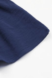 Casual Vacation Solid Flounce Square Collar A Line Dresses