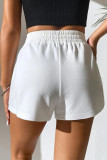 Sportswear Simplicity Solid Pocket Solid Color Loose High Waist Straight Solid Color Bottoms