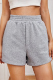 Sportswear Simplicity Solid Pocket Solid Color Loose High Waist Straight Solid Color Bottoms