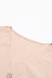 Casual Vacation Solid Bandage V Neck A Line Dresses
