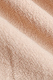 Casual Vacation Solid Bandage V Neck A Line Dresses