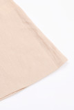 Casual Vacation Solid Bandage V Neck A Line Dresses