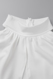 Sexy Simplicity Solid Solid Color Turtleneck Pencil Skirt Dresses